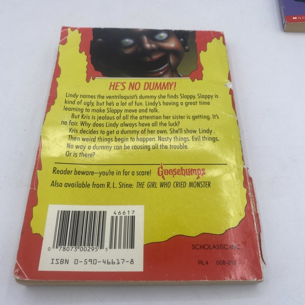 1992 First Printing Goosebumps R.L. Stine Lot Of 3 Dead House, Dummy,Nightmare - Picture 12 of 16